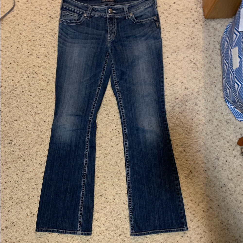 Women’s Silver Suki Jeans - Size 31/34